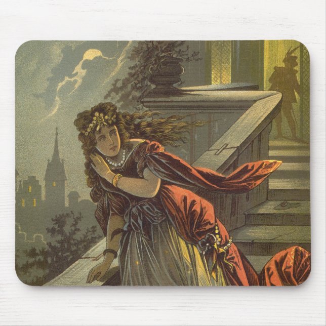 Vintage Cinderella, Victorian Fairy Tales Mouse Pad (Front)