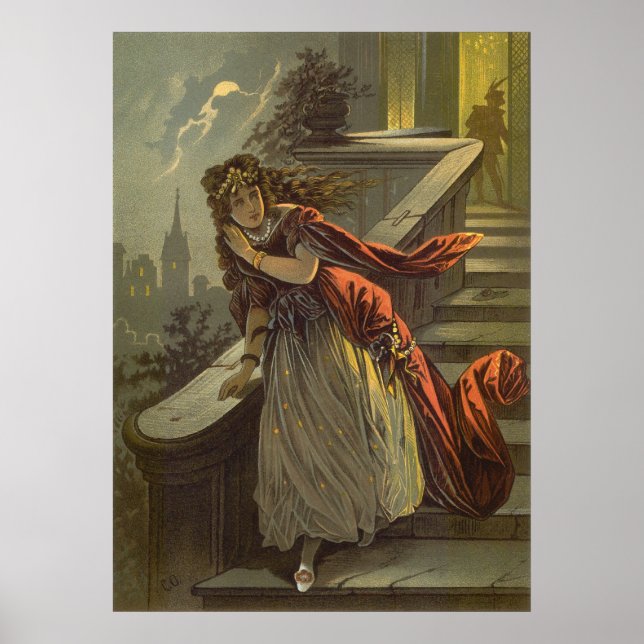 Vintage Cinderella, Victorian Fairy Tales Poster (Front)