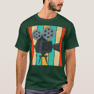 Vintage Cinema Camera Retro Movie Projector T-Shirt
