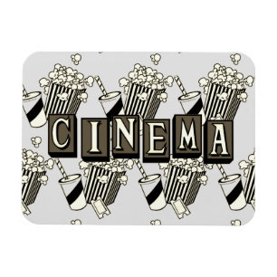 Vintage "Cinema" Flexible Magnet