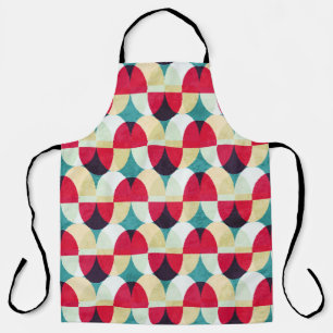 Vintage circle, seamless abstract pattern. apron