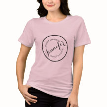 Vintage Circle Stamp Logo Makeup and Beauty Pink