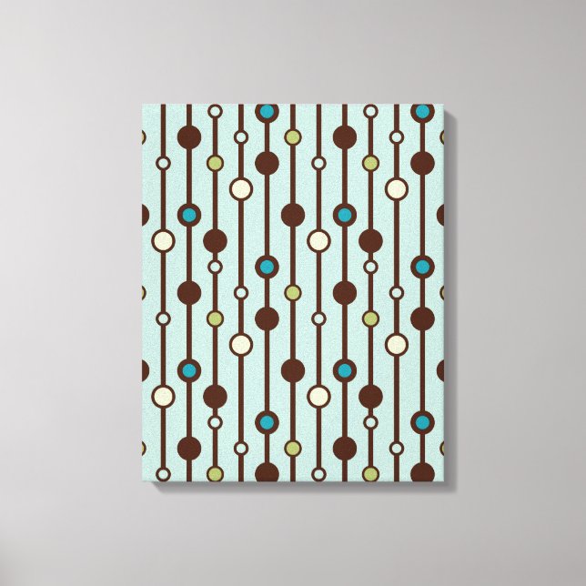 Vintage Circles Canvas Print (Front)