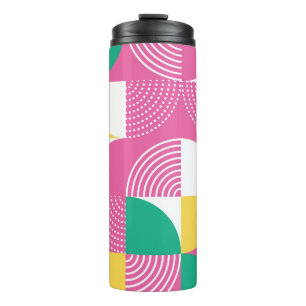 Vintage Circles: Graphic Harmony. Thermal Tumbler