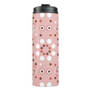Vintage Circles: Seamless Geometric Charm. Thermal Tumbler