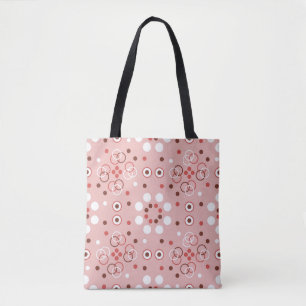 Vintage Circles: Seamless Geometric Charm. Tote Bag