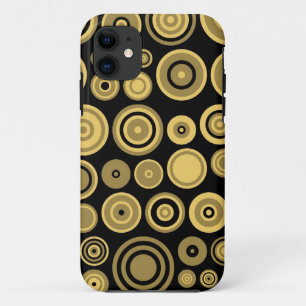 Vintage circles seamless graphic iPhone 11 case