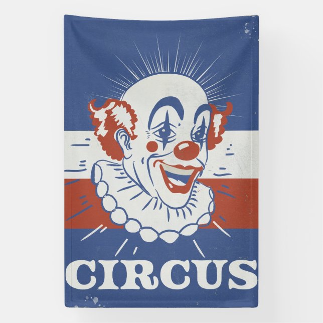 Vintage Circus Advertisement  Banner (Vertical)