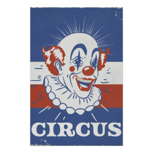 Vintage Circus Advertisement Poster