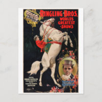 Vintage Circus Animal Act Promotional