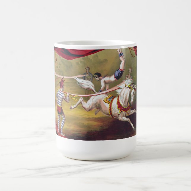 Vintage Circus Art Coffee Mug (Center)