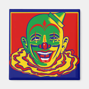 Vintage Circus Clown Magnet