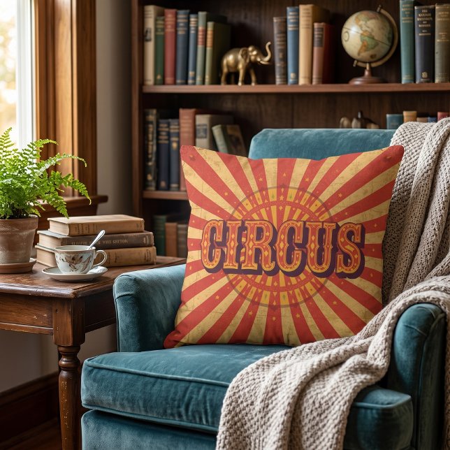 Vintage Circus Cushion (Creator Uploaded)
