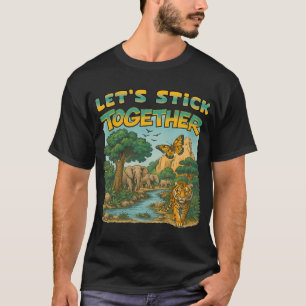 Vintage Circus Elephant Balancing on Ball T-Shirt