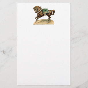 Vintage Circus Horse Stationery