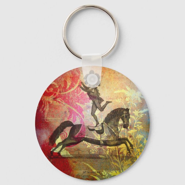 Vintage Circus Key Ring (Front)
