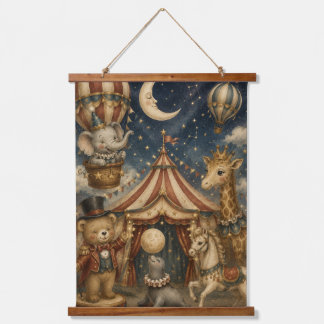 Vintage Circus Nursery Wall Art | Circus Animals
