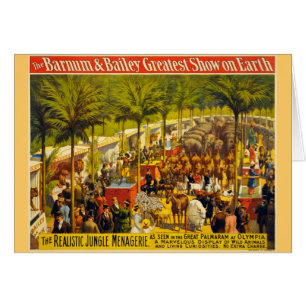 Vintage Circus Poster - Barnum & Bailey