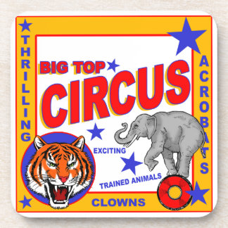 Vintage Circus Poster Coaster