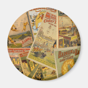 Vintage Circus Poster Magnet