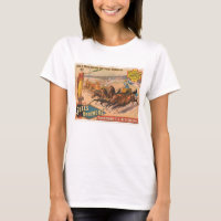 Vintage Circus Poster Of A Roman Chariot Race