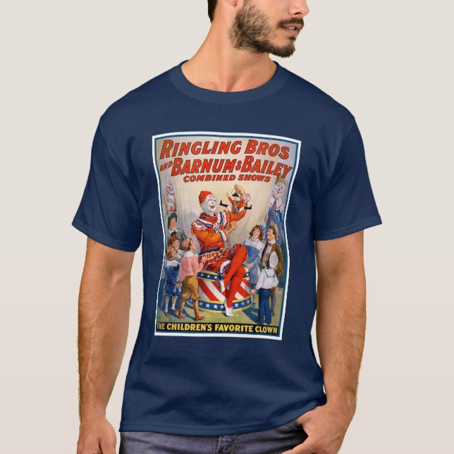 Vintage Circus Poster T-Shirt (Front)