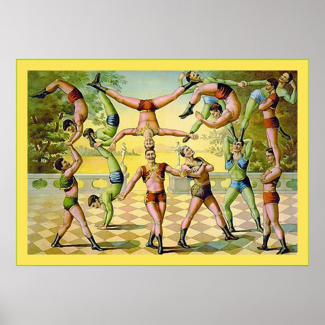 Vintage Circus Print ~ 1891 (Front)