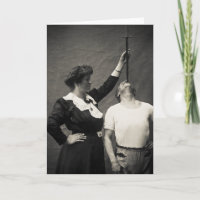 Vintage Circus Sideshow Sword Swallower Freak