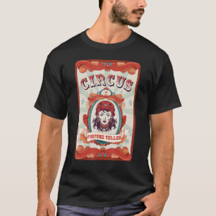 Vintage Circus Staff Badge Circus Fortune Telling T-Shirt