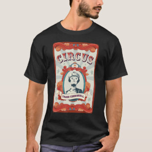 Vintage Circus Staff Badge Human Cannonball T-Shirt