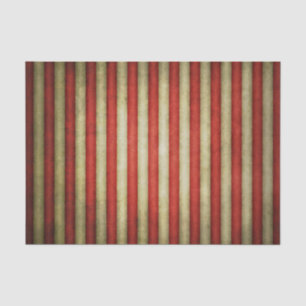 Vintage Circus Stripey Background Tissue Paper