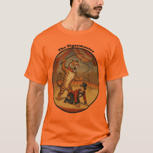 Vintage Circus Tiger Whipping his Ringmaster URM T-Shirt
