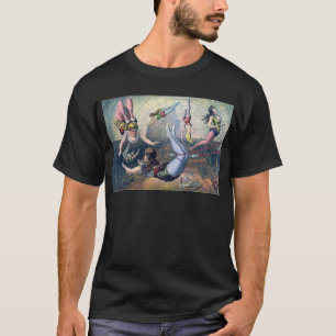 Vintage CIRCUS trapeze horses arena T-Shirt