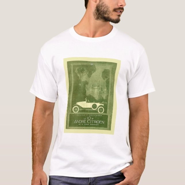 Vintage Citroen Motors Ad - altered T-Shirt (Front)