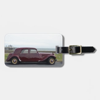 Vintage Citroen Traction Avant Luggage Tag
