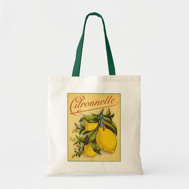 Vintage Citronnelle Ad Tote Bag (Front)