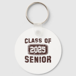 Vintage Cl Of 2025 Senior Graduation Boys Girl Wom Key Ring