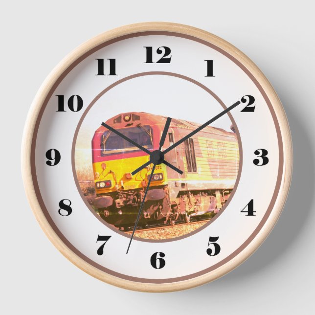 Vintage class 67 classic diesel engine clock (Front)