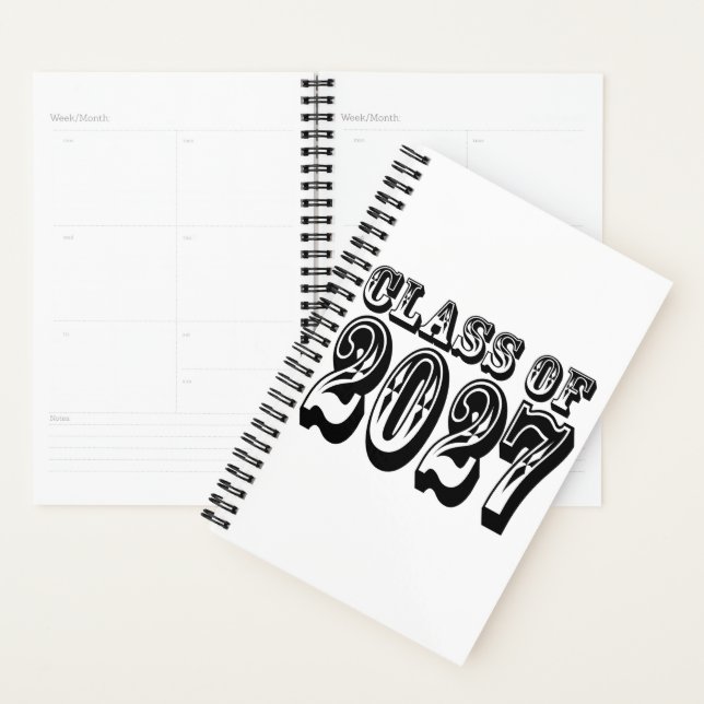 Vintage Class of 2027 Graduation Planner (Display)