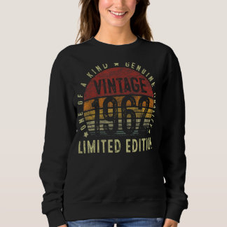 Vintage Classic 1962  Retro 60th Birthday Sweatshirt