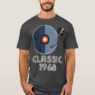 Vintage Classic 1968 Vinyl Record Player Music Lov T-Shirt