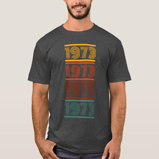 Vintage Classic 1973 retro T-Shirt (Front)