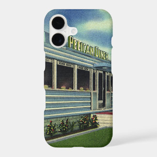 Vintage Classic 50s Retro Restaurant Pelican Diner