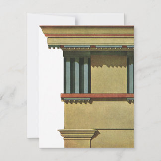 Vintage Classic Architecture, Temple Entablature