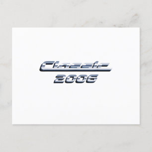Vintage Classic Car 2006 Birthday Gift Postcard