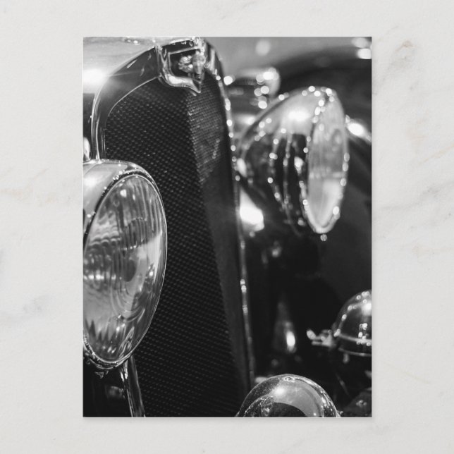 Vintage Classic Car Postcard (Front)