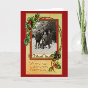 Vintage Classic Christmas Card