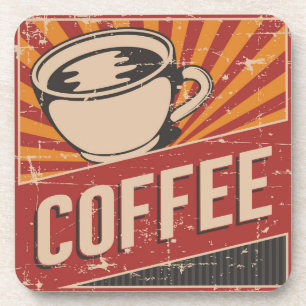 Vintage Classic Coffee morning Coaster