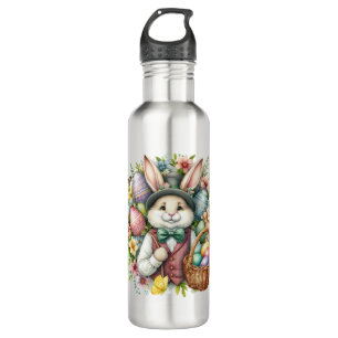 Vintage/Classic Cute Easter Bunny 710 Ml Water Bottle