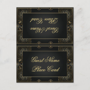 Vintage Classic Gatsby Style Place Card